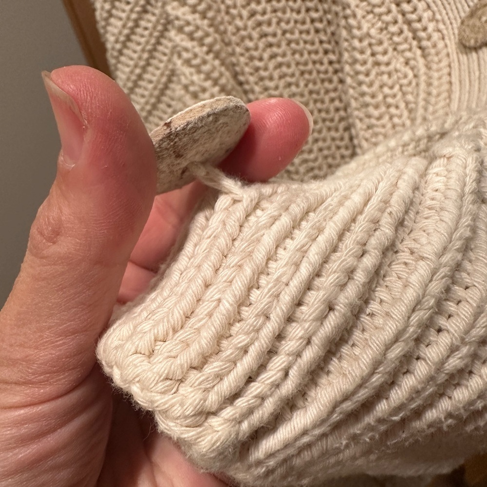 Babaa natural cotton cardigan - Picture 5 of 5